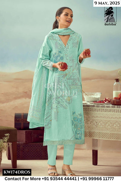 Sahiba Catalogue - Rashi: Pure Heavy Cotton Exclusive Summer Suits Catalog Dealers