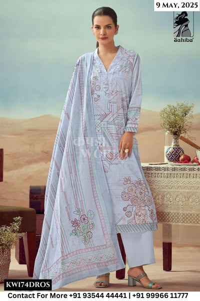 Sahiba Catalogue - Rashi: Pure Heavy Cotton Exclusive Summer Suits Catalog Dealers
