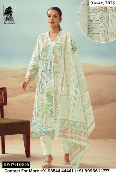 Sahiba Catalogue - Rashi: Pure Heavy Cotton Exclusive Summer Suits Catalog Dealers