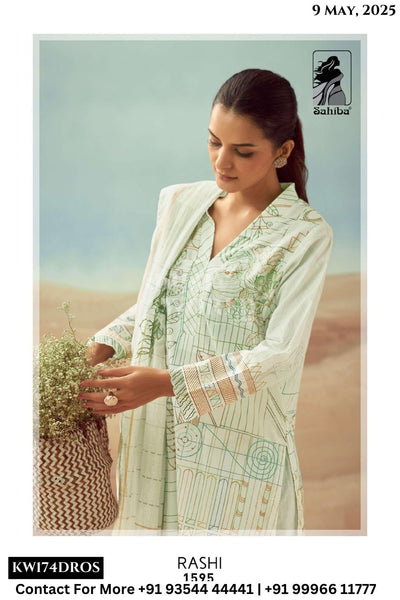 Sahiba Catalogue - Rashi: Pure Heavy Cotton Exclusive Summer Suits Catalog Dealers