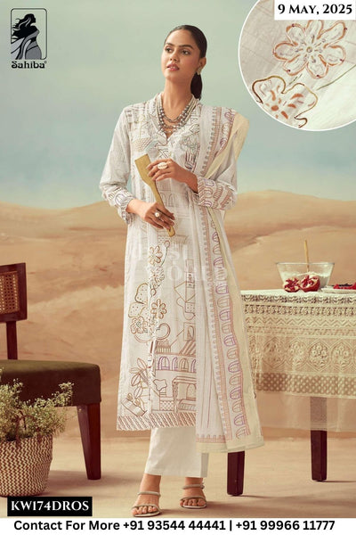 Sahiba Catalogue - Rashi: Pure Heavy Cotton Exclusive Summer Suits Catalog Dealers