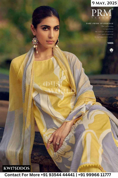 Prm Trendz Catalogue - Safina: Stylish Cotton Ladies Suits Catalog Exporters