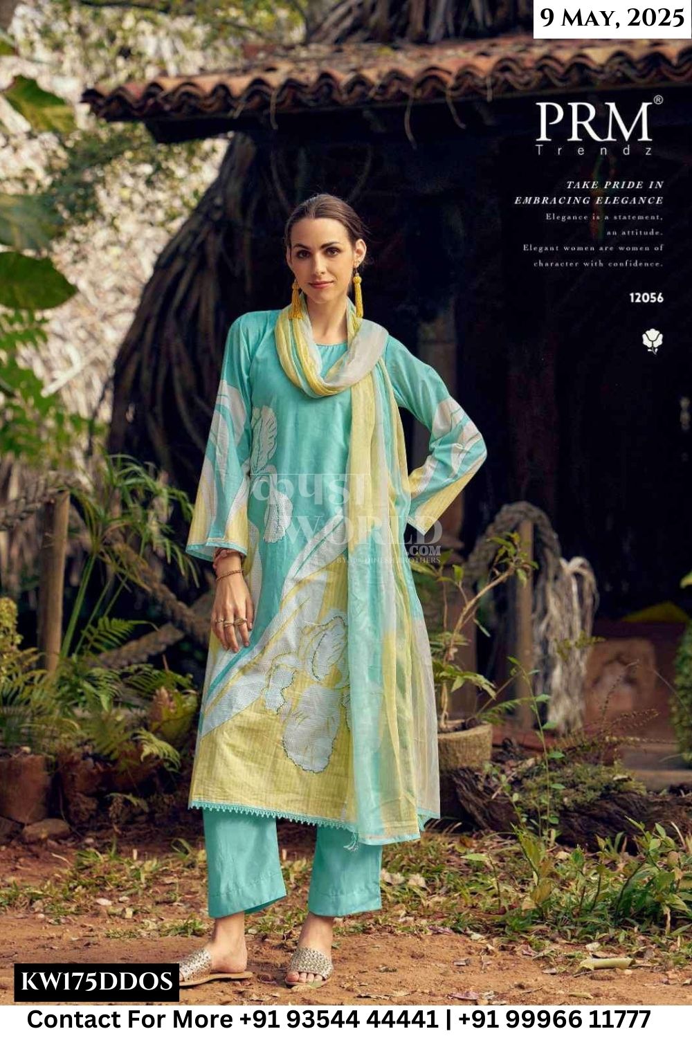 Prm Trendz Catalogue - Safina: Stylish Cotton Ladies Suits Catalog Exporters