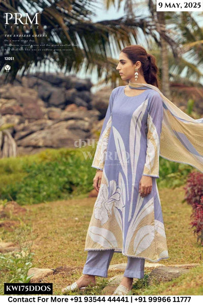 Prm Trendz Catalogue - Safina: Stylish Cotton Ladies Suits Catalog Exporters
