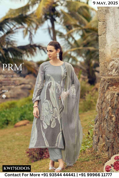 Prm Trendz Catalogue - Safina: Stylish Cotton Ladies Suits Catalog Exporters