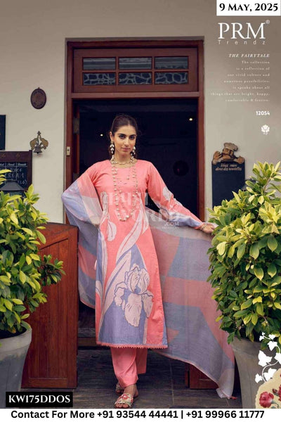 Prm Trendz Catalogue - Safina: Stylish Cotton Ladies Suits Catalog Exporters