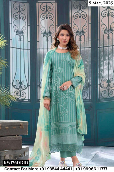 Rang Fashion Catalogue - Status: Fancy Knot Work Cotton Suit New Collection