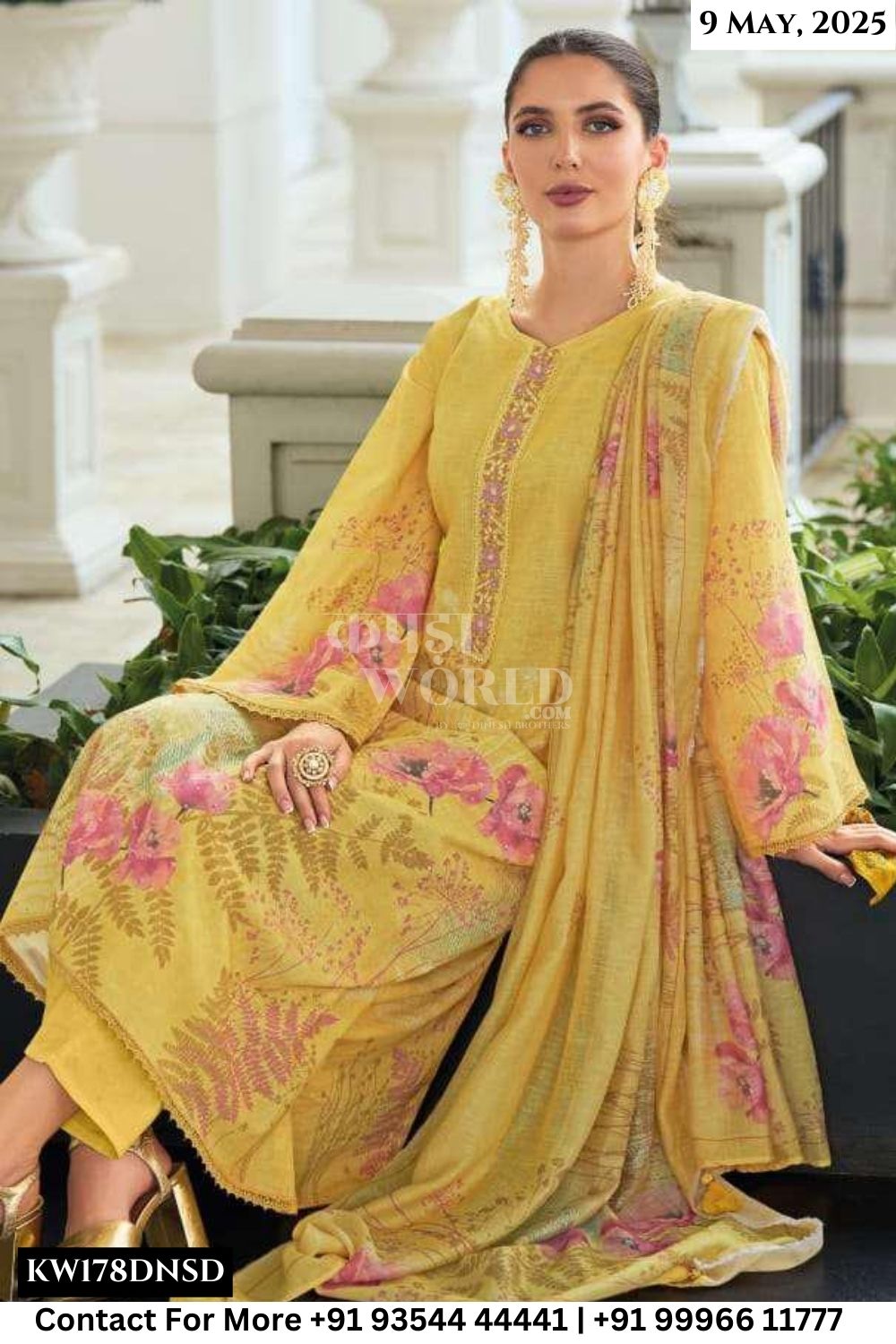 Rang Fashion Catalogue - Swara: Exclusive Linen Salwar Suit Catalog Wholesaler