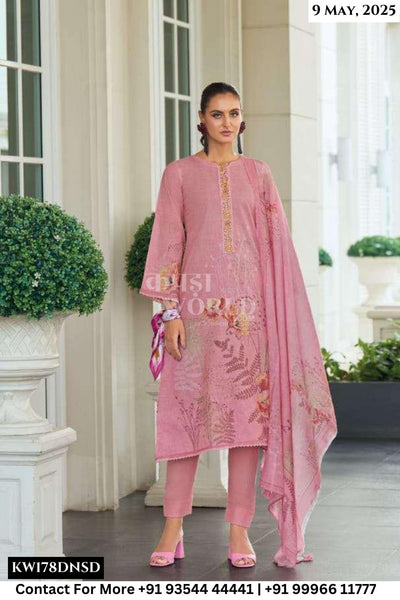 Rang Fashion Catalogue - Swara: Exclusive Linen Salwar Suit Catalog Wholesaler