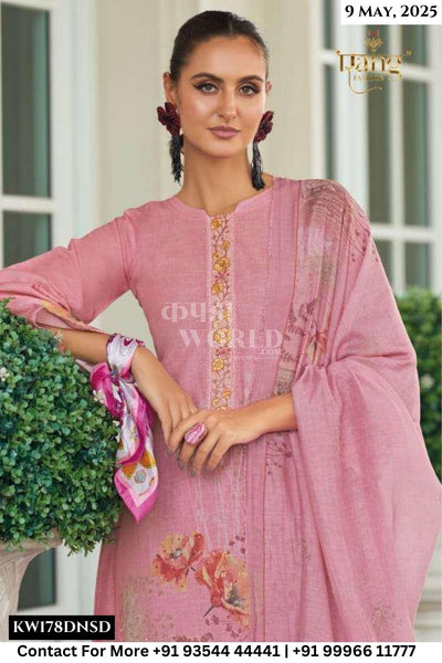 Rang Fashion Catalogue - Swara: Exclusive Linen Salwar Suit Catalog Wholesaler