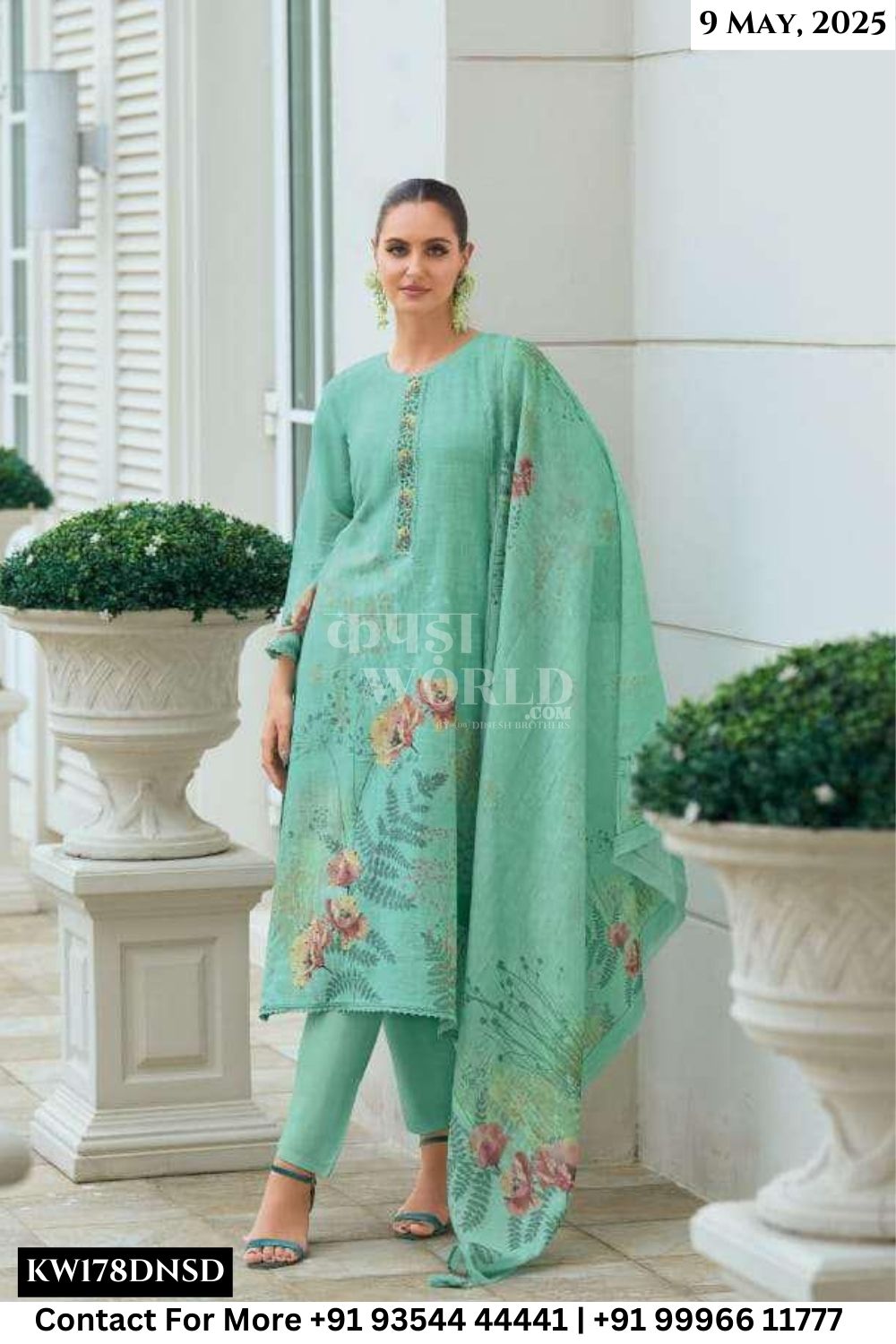 Rang Fashion Catalogue - Swara: Exclusive Linen Salwar Suit Catalog Wholesaler