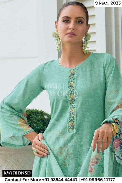 Rang Fashion Catalogue - Swara: Exclusive Linen Salwar Suit Catalog Wholesaler