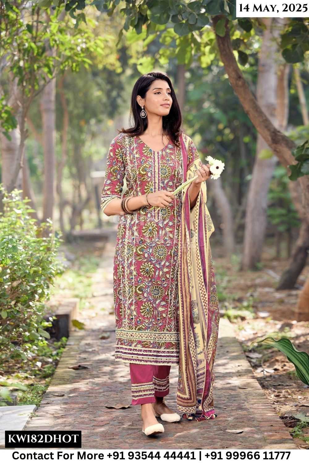 Jay Vijay Catalogue - Guldasta: Pure Cotton Fancy Ladies Suit Catalog Exporters