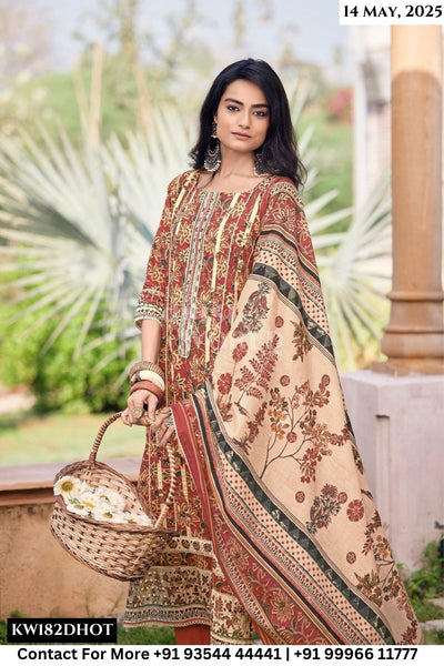 Jay Vijay Catalogue - Guldasta: Pure Cotton Fancy Ladies Suit Catalog Exporters