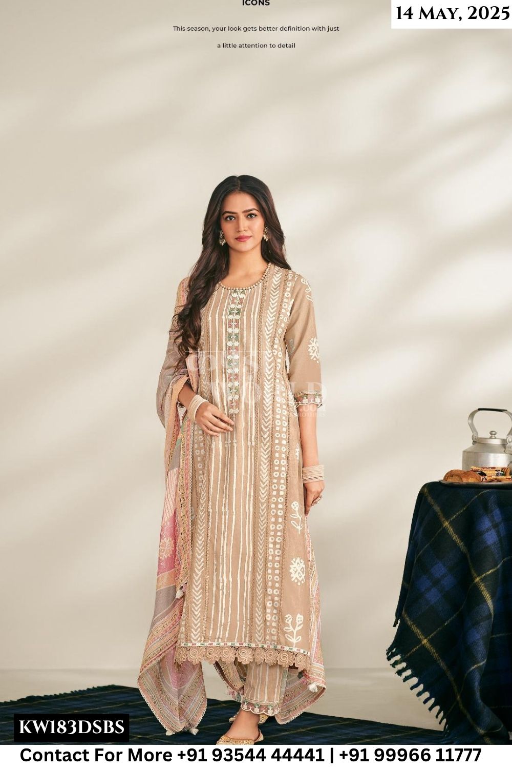 Jay Vijay Catalogue - Gupshap: Straight Style Cotton Suit Latest Catalogs