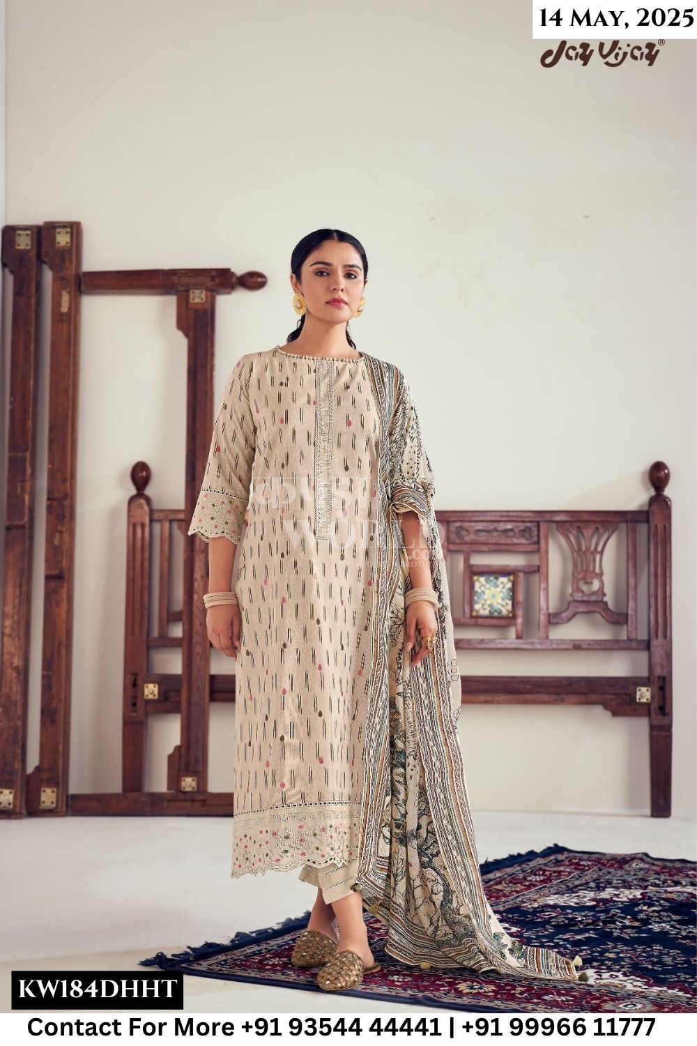 Jay Vijay Catalogue - Iksha: Latest Designer Cotton Dress Catalog Wholesale Price
