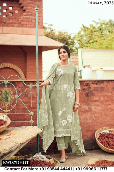 Jay Vijay Catalogue - Mirch Masala: Pure Cotton Exclusive Ladies Suit Catalog Wholesale