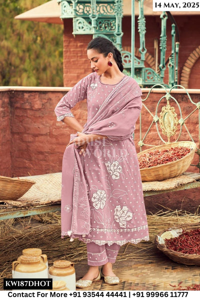 Jay Vijay Catalogue - Mirch Masala: Pure Cotton Exclusive Ladies Suit Catalog Wholesale