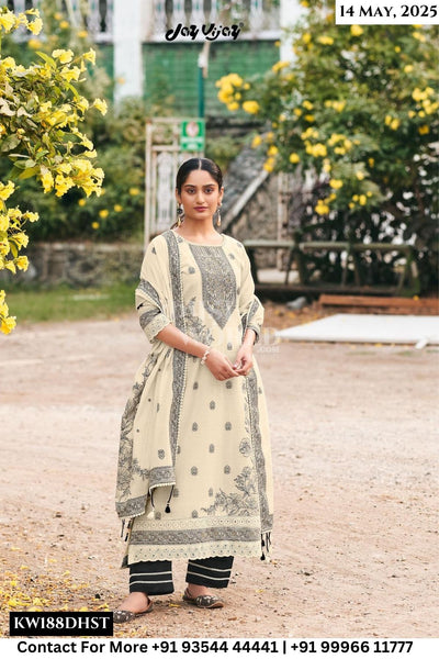 Jay Vijay Catalogue - Nimbu Paani: Cotton Jacquard Fancy Suit Suppliers