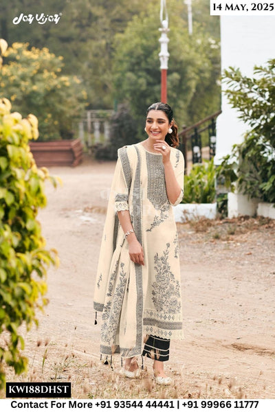 Jay Vijay Catalogue - Nimbu Paani: Cotton Jacquard Fancy Suit Suppliers