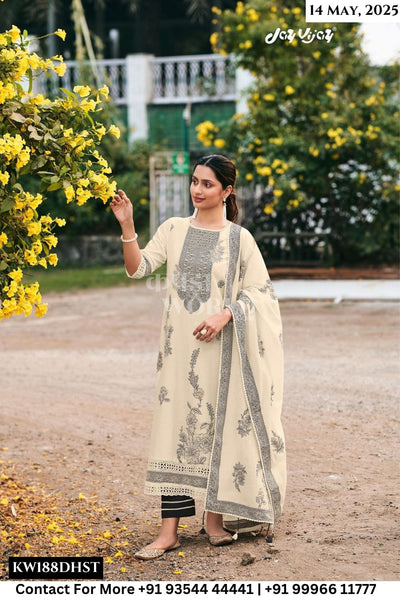 Jay Vijay Catalogue - Nimbu Paani: Cotton Jacquard Fancy Suit Suppliers