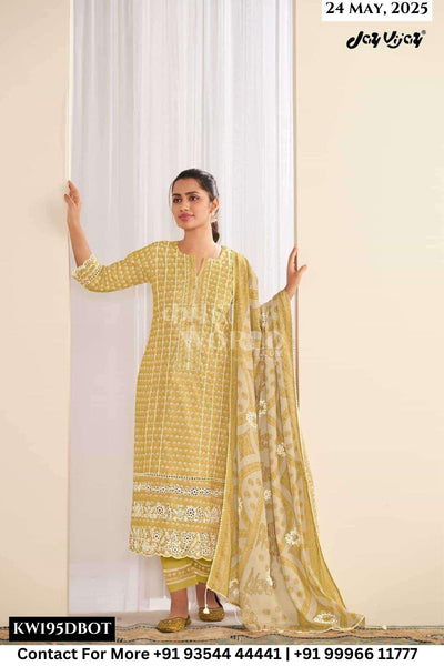 Jay Vijay Catalogue - Saheliya: Exclusive Designer Cotton Suit Latest Catalogs