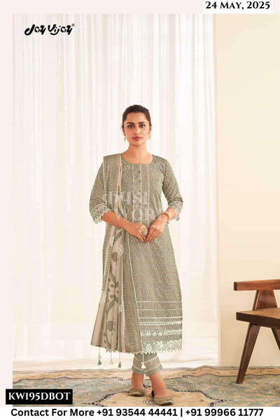 Jay Vijay Catalogue - Saheliya: Exclusive Designer Cotton Suit Latest Catalogs