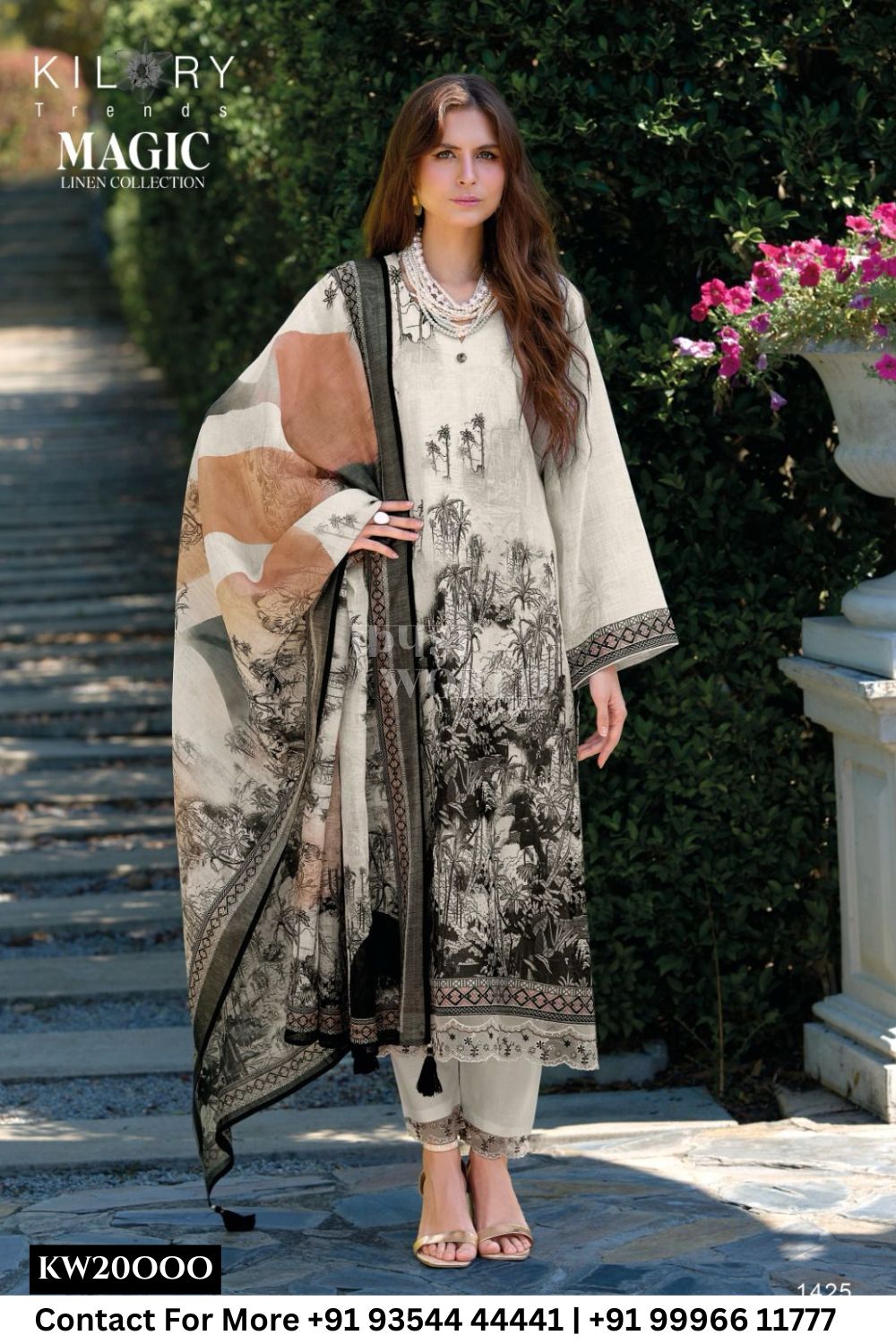 Kilory Catalogue - Magic: Latest Designer Pure Linen Suit Summer Collection