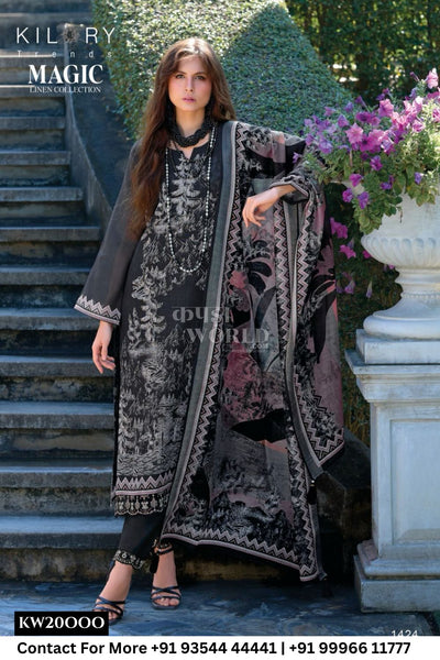 Kilory Catalogue - Magic: Latest Designer Pure Linen Suit Summer Collection