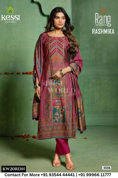 Kessi Rang Catalogue - Rashmika: muslin womens indian unstitch salwar kameez set