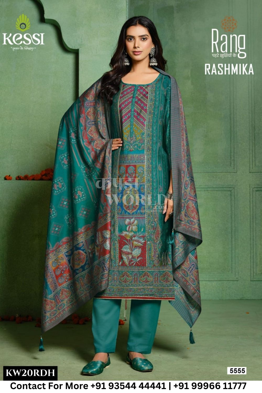Kessi Rang Catalogue - Rashmika: muslin womens indian unstitch salwar kameez set