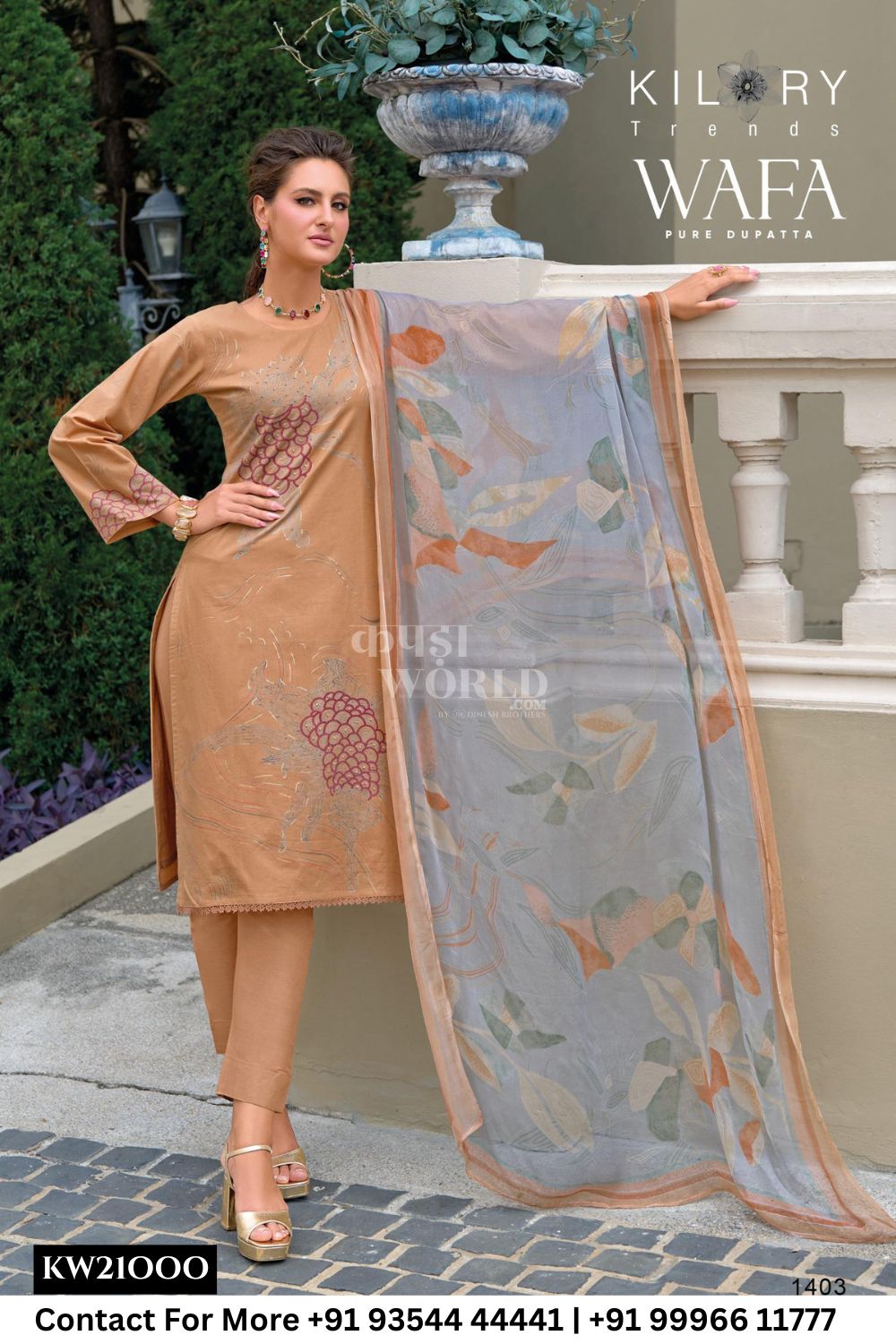 Kilory Catalogue - Wafa: Exclusive Ladies Cotton Dress Catalog Exporters