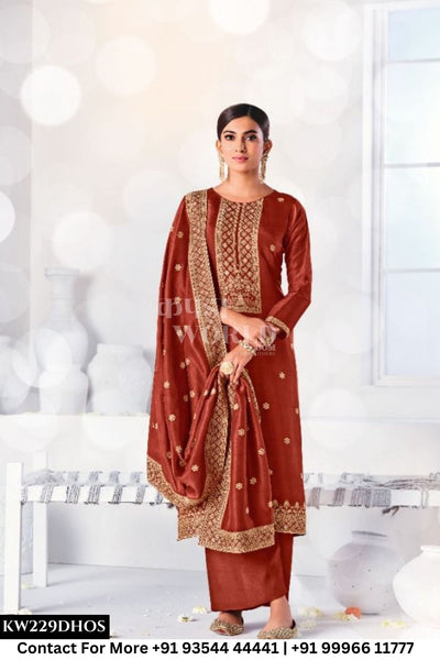 Avon Trendz - Jharokha Vol 2: Designer Silk Salwar Suit Collection