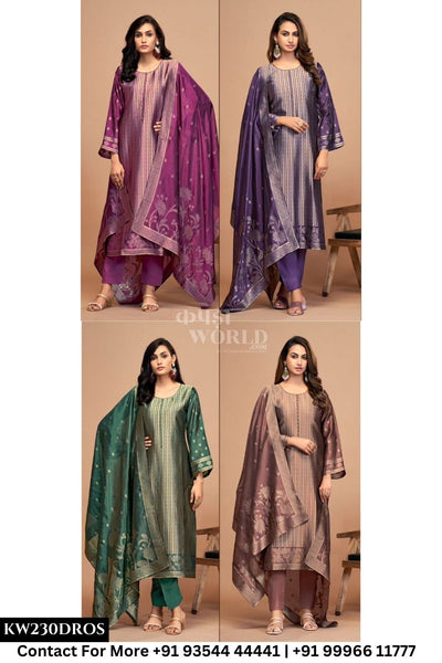 Ibiza - Kaisha: Pure Banglory Silk Jacquard Partywear Suit Catalog Dealer