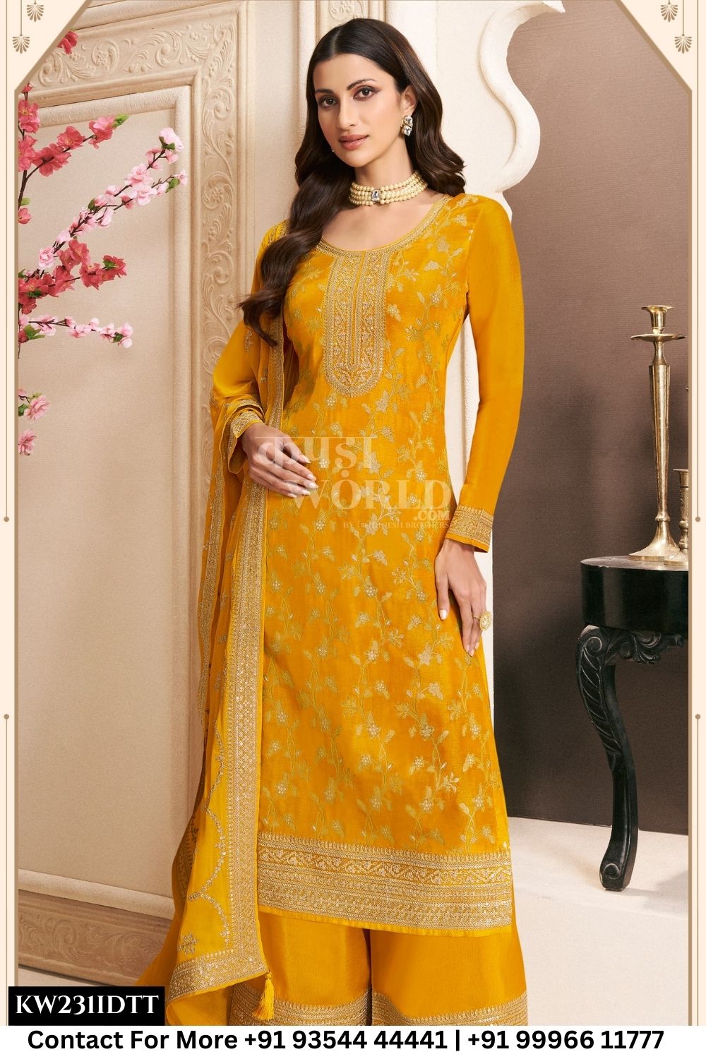 Vinay Fashion - Khanak: Designer Silk Wedding Dress Wholesale