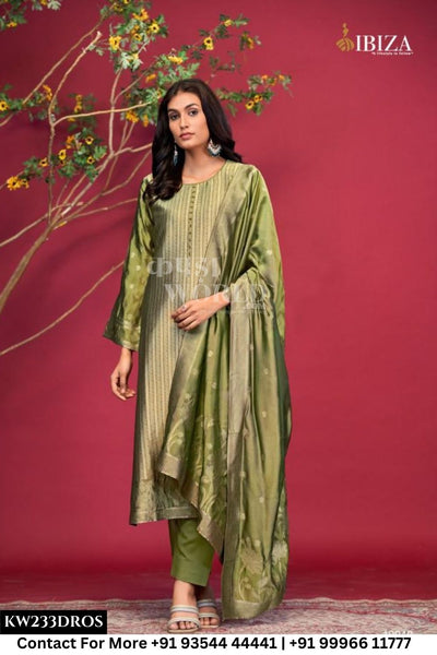 Ibiza - Milana: Designer Banglory Silk Partywear Dress Catalog Wholesale