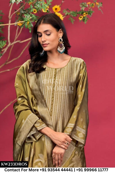 Ibiza - Milana: Designer Banglory Silk Partywear Dress Catalog Wholesale