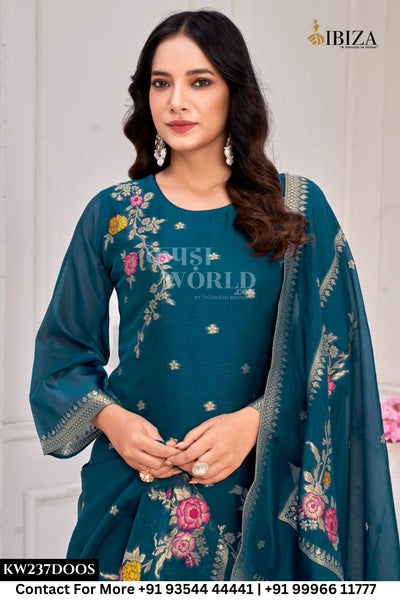 Ibiza - Shabad: Jacquard Banglory Silk Partywear Suit Catalog Exporter