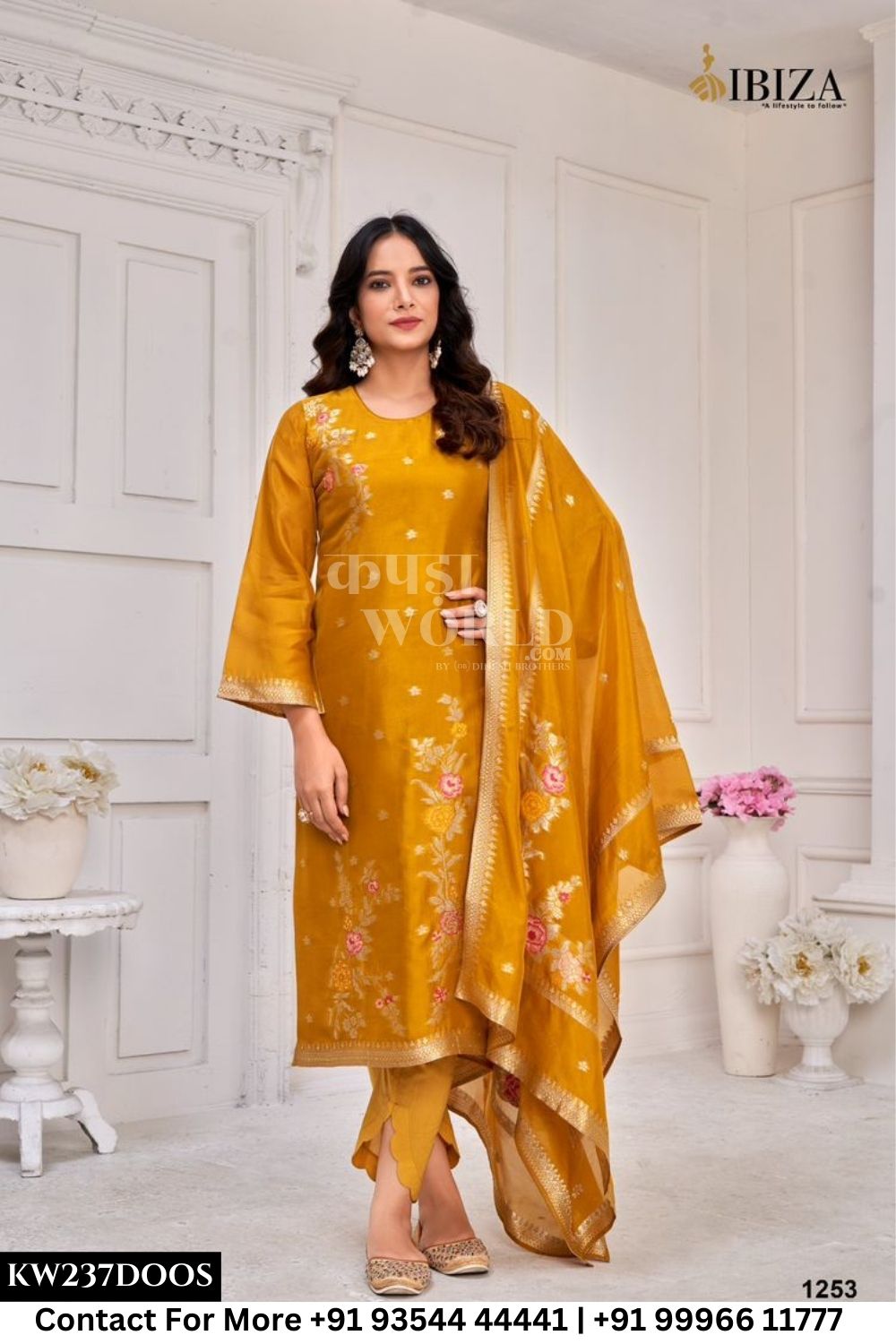 Ibiza - Shabad: Jacquard Banglory Silk Partywear Suit Catalog Exporter