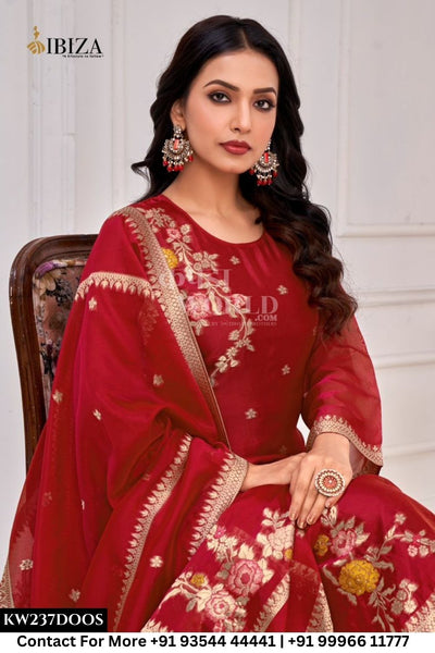 Ibiza - Shabad: Jacquard Banglory Silk Partywear Suit Catalog Exporter