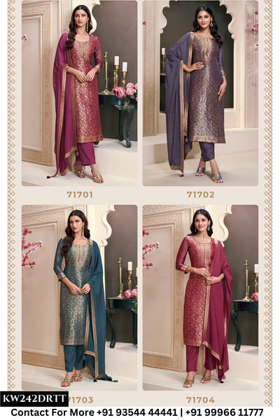 Vinay Fashion - Star Vol 2: Wedding Wear Jacquard Suit Wholesalers