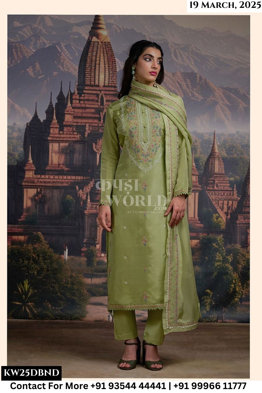 Netra Catalogue - Maira: Partywear Style Designer Silk Suit Catalog Exporter