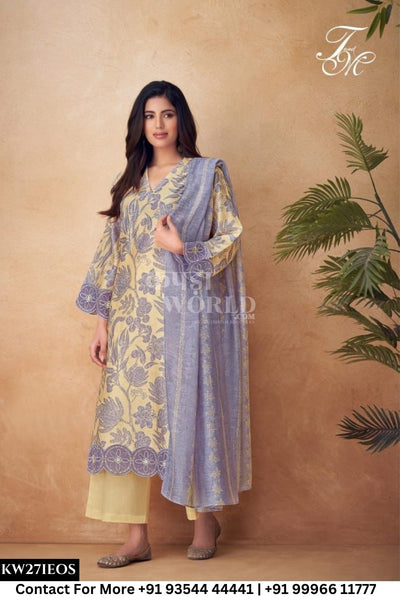 T AND M Catalogue - Avanti: PURE CHANDERI SILK SALWAR SUIT