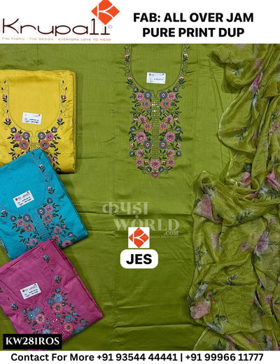 Krupali - Jes: Top All Over Jaam  &  Dupatta