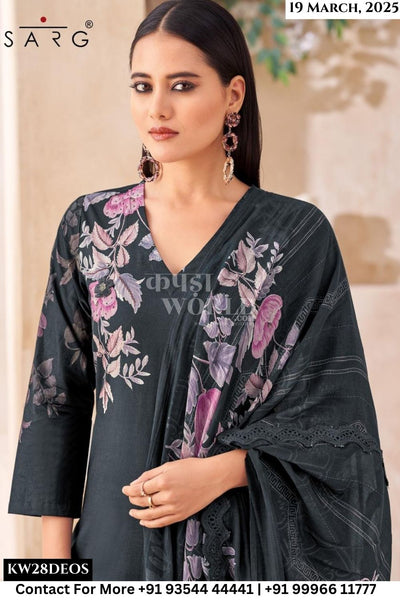 Sarg Catalogue - Gazal: Pure Cotton Fancy Ladies Salwar Suit Exporters