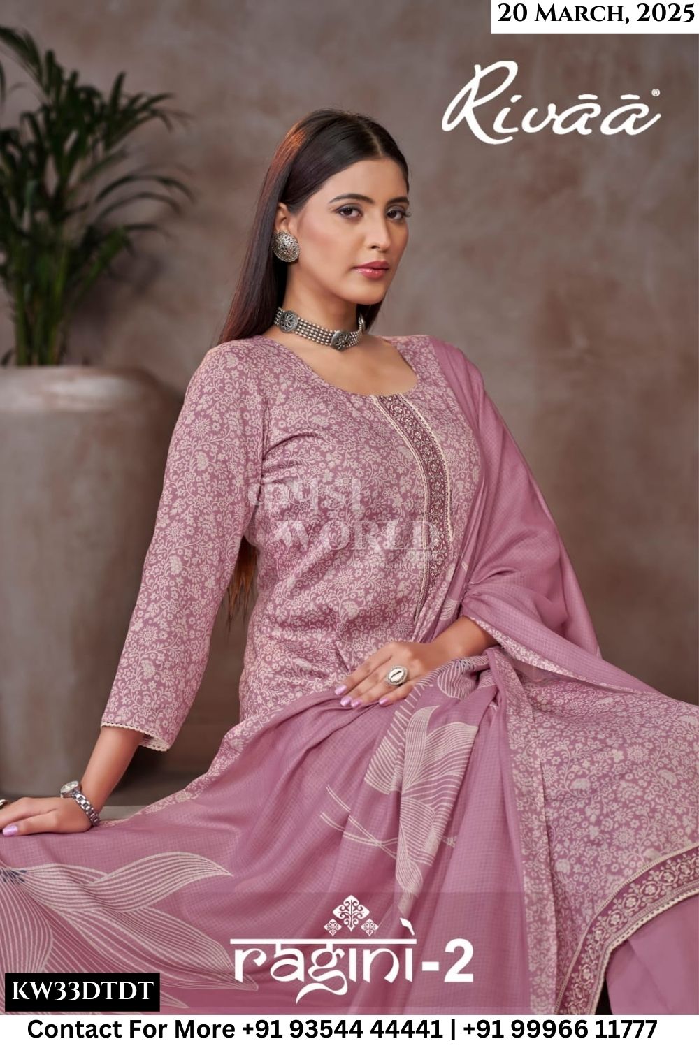 Rivaa Catalogue - Ragini Vol 2: Exclusive Cotton Salwar kameez Catalog Supplier