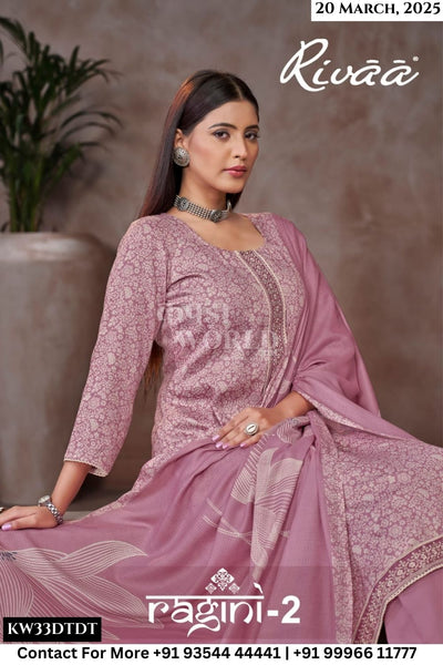 Rivaa Catalogue - Ragini Vol 2: Exclusive Cotton Salwar kameez Catalog Supplier