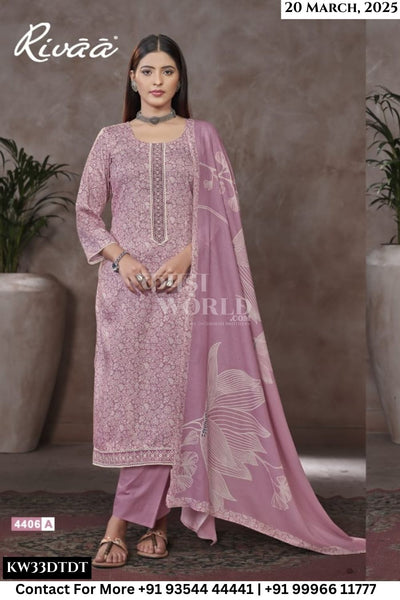 Rivaa Catalogue - Ragini Vol 2: Exclusive Cotton Salwar kameez Catalog Supplier