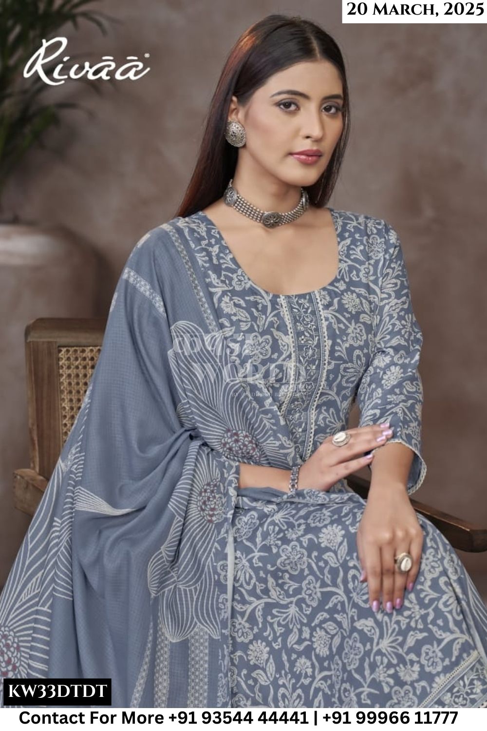 Rivaa Catalogue - Ragini Vol 2: Exclusive Cotton Salwar kameez Catalog Supplier