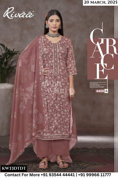 Rivaa Catalogue - Ragini Vol 2: Exclusive Cotton Salwar kameez Catalog Supplier